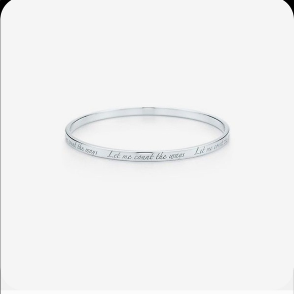 Authentic Tiffany & co let me count bangle - Picture 5 of 5